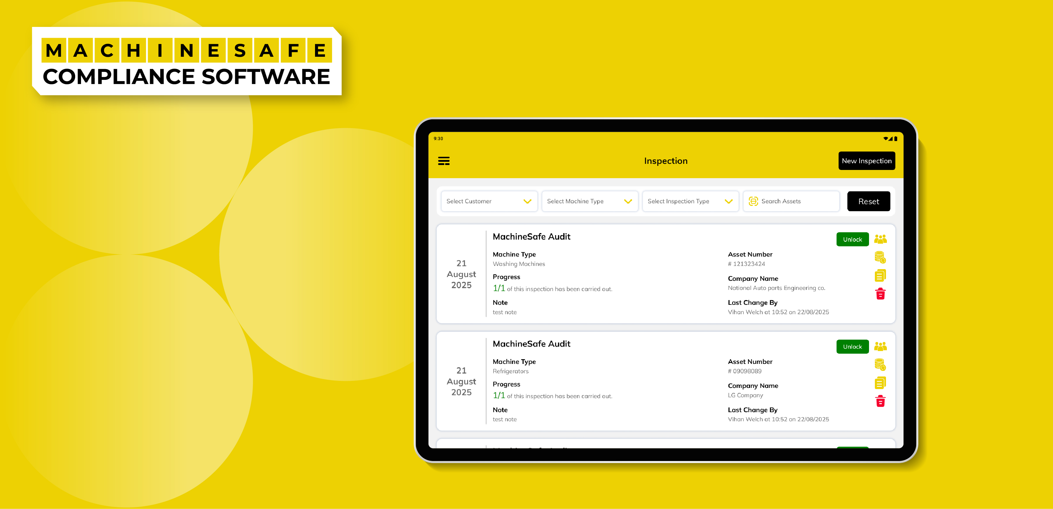 Machine Safe - Tablet